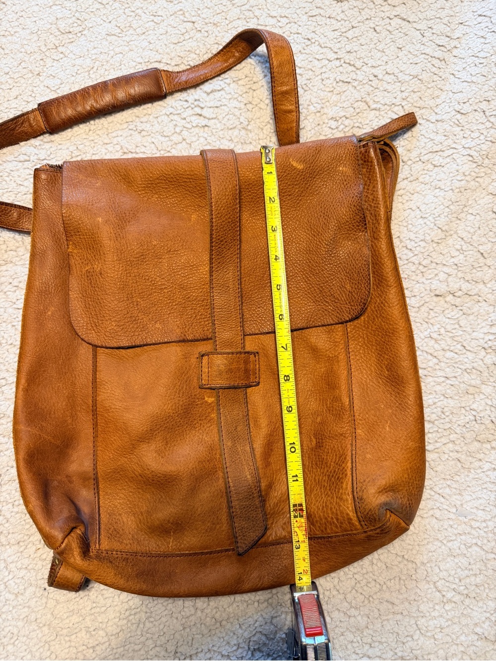 Duluth Trading Co Lifetime Leather Convertible Shoulder Bag/Backpack - Picture 5 of 6